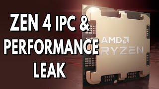 Zen 4 IPC amp Performance LEAK  Ryzen 7000 VS Raptor Lake  Seasonic Hints RDNA 3 Power Consumption [upl. by Merla]