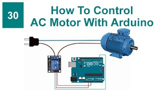 How To Control AC Motor With Arduino With Code and Circuit  Proteus Simulation [upl. by Panter]