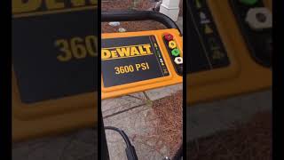 DeWalt 3600 PSI Pressure Washer oddlysatisfying amsr pressurewashing [upl. by Llacam]