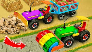 top diy tractor making mini garage for tractor congratulations DholuBholu [upl. by Sisile]