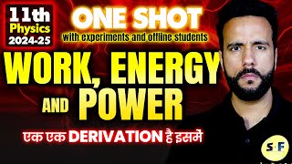 Work Energy and Power One Shot Physics 202425  Class 11th Physics with Experiment By Ashu Sir [upl. by Idisahc]