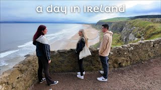 explore Ireland with us 🚗 🌊 Dunluce Castle Mussenden Temple  Fright Night NI vlog [upl. by Atalee]