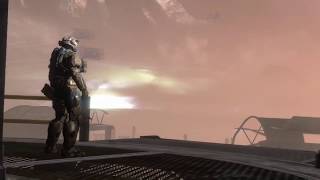 Halo Reach Ending 2 Noble Six Death Scene [upl. by Ahcarb853]