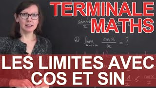 Les limites avec cos et sin  Trigonométrie  Maths terminale  Les Bons Profs [upl. by Clarice911]