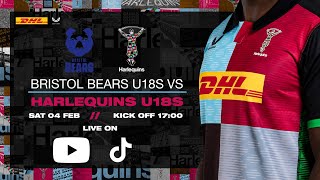 🎥 Live Rugby  Bristol Bears U18s v Harlequins U18s [upl. by Riay]