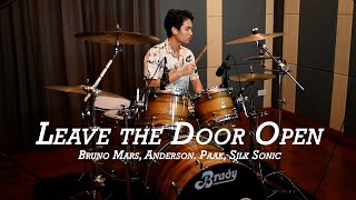 Leave the Door Open  Bruno Mars Anderson Paak Silk Sonic  DRUM COVER  Brady Drumset [upl. by Arec]