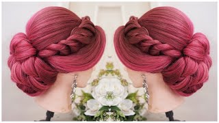 Modern Latest Bridal Updo For Long Hair [upl. by Eenat741]