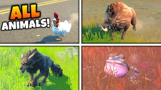 Fortnite ANIMALS Guide and Locations How to Find Wolves Boars Chickens and Frogs in Season 6 [upl. by Jacquelynn]