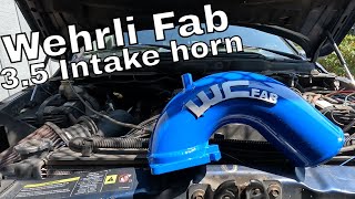 Wehrli Fab High flow intake install on 59 Cummins [upl. by Annailuj]