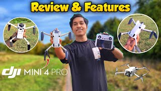 DJI Mini 4 Pro Drone Review amp Features ⚡How To Fly Drone For First Time [upl. by Lev]