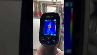 🌊 Water Leak Detection with Thermal Imaging Camera 🔍 leakdetection thermalimaging [upl. by Riamu]