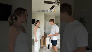 My Husband Reacts to My Baby Bump Deflating [upl. by Raffaj677]