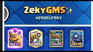 Best goblin giant sparky rage deck in Clash Royale [upl. by Valdas]