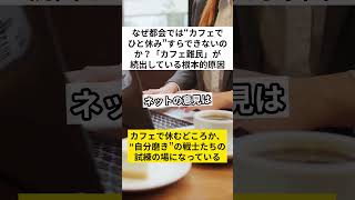 なぜ都会では“カフェでひと休み”すらできないのか？ 「カフェ難民」が続出している 根本的原因 カフェ難民 東京カフェ インバウンド VOICEVOXずんだもん [upl. by Nesnar114]