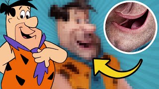 Fred Flintstone in Real Life  Humanizing characters PHOTOSHOP [upl. by Chien679]