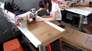 Manual Non Woven Bag Making Machine [upl. by Aleik238]