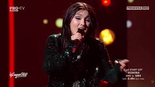 Romina Apostol Rockmina  Cry Baby  a doua etapa de liveuri  SuperStar Romania 03122021 [upl. by Ayarahs]