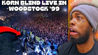 Korn Blind Live In Woodstock 99 FIRST TIME HEARING [upl. by Kneeland]