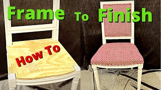 How To Upholster A Dining Chair [upl. by Aushoj]