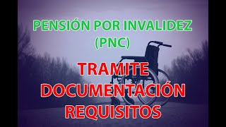 Como solicitar una Pensión no Contributiva por Invalidez PNC  TRAMITE DOCUMENTACIÓN  REQUISITOS [upl. by Morna]