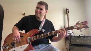 Elton John  Philadelphia Freedom  Bass Cover  Rickenbacker 4005 [upl. by Llevaj83]