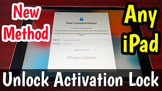 Unlock iPad iCloud Lock Remove Lock To Owner  Unlock iPad Activation Lock  Remove iPad iCloud Lock [upl. by Annayehc]