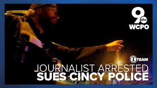 Journalist sues city of Cincinnati police sergeant after arrests [upl. by Rebeh920]