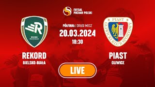 Puchar Polski w futsalu  Rekord BielskoBiała  Piast Gliwice [upl. by Cima]