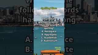 Spelling Time 500 spelling englishlearning englishvocabulary questions quiz [upl. by Odoric]