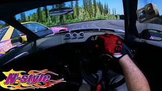 Nissan PS13 Shirtstuckedin Epic Chase on Minami Chiba  POV 4K  Steering Wheel Gameplay [upl. by Weed]