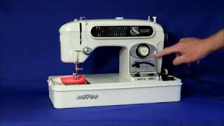 Morse Apollo 6400 FotoMatic V Sewing Machine [upl. by Aicilic311]