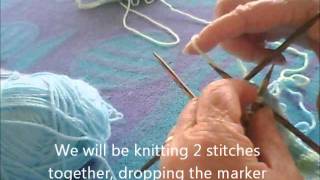 Part 5  How to use Double Point Needles to complete your knit hatwmv [upl. by Arndt]