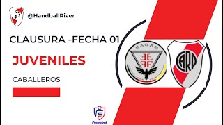 SAG LOMAS vs RIVER JUVENILES MASCULINO FECHA 01 CLAUSURA 2024 [upl. by Jacques538]