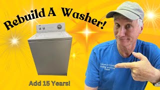 How to Rebuild an OldSchool Whirlpool Planform Washing Machine [upl. by Nomar]