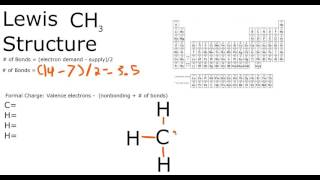 CH3 Lewis structure [upl. by Oicnecserc160]