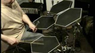 Simmons SDSV Analogue electronic drum set demo SDS5  1 [upl. by Braeunig539]