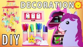 DECORE TA CHAMBRE DIY 6 IDEES FACILES [upl. by Kirshbaum]