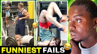 Dumbest Gym Fail Compilation [upl. by Nodnol]