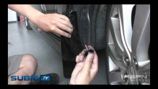 Rally Armor UR Mudflap Install  2008 Subaru WRX [upl. by Normandy]