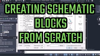 AutoCAD Electrical 81a How to Generate Custom Symbols amp Blocks [upl. by Goldsmith]