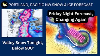 Portland Pacific Northwest Arctic Air Forecast Keeps Changing [upl. by Haela]