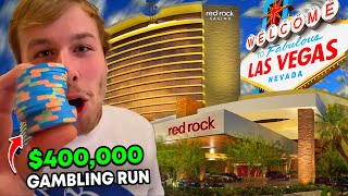 CRAZIEST GAMBLING RUN OF MY LIFE IN VEGAS RED ROCK CASINO [upl. by Ahseet]