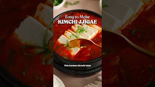 Easy Homemade Kimchi Jjigae 😍 tofu soup [upl. by Cobby979]