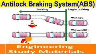 Antilock Braking System ABS  Working Principle  Advantages  PPT  ENGINEERING STUDY MATERIALS [upl. by Hillary]