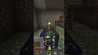 Triple spawner seed minecraft bedrock 121coordsseed in comments minecraft farm [upl. by Schindler]