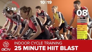 Indoor Cycling Training – 25 Minute HIIT Blast [upl. by Clair]