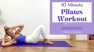 10 Minute Pilates Workout  Full Body Pilates Workout At Home [upl. by Donovan473]