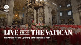 Holy Mass for the Opening of the Synodal Path presided over by Pope Francis  LIVE from the Vatican [upl. by Drus]