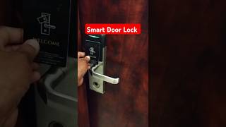 How to open Smart Door lock  ZKTeco smart door lock  doorlock door smartdoorlock accesscontrol [upl. by Asilana]