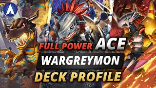 FULL POWER WarGreymon ACE ST15 Dragon of Courage Deck Upgrade Guide  Digimon Card Game [upl. by Oel]